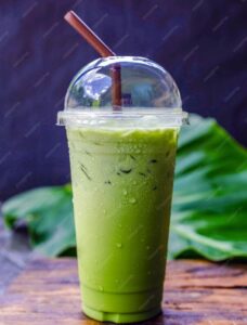 Drinking green tea-matcha is great for a detox to lose belly fat