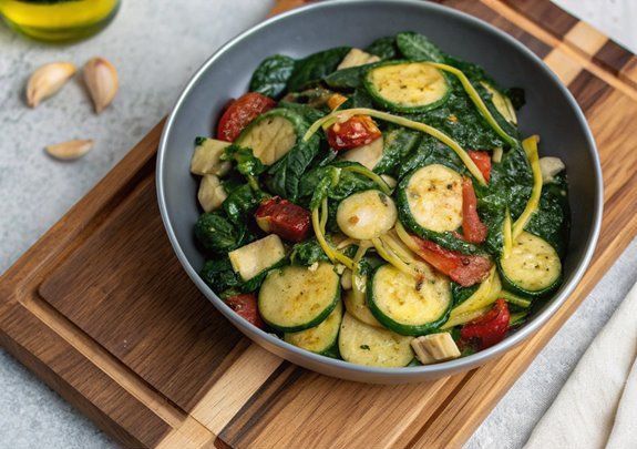 Classic spinach-zucchini
