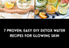 7 Proven, Easy DIY Detox Water Recipes for Glowing Skin